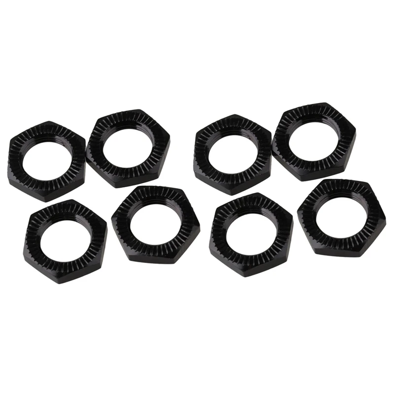 

8Pcs 17Mm Upgrade Wheel Hex Hub Nut Cover N10177 For RC1:8 Model Car,Black