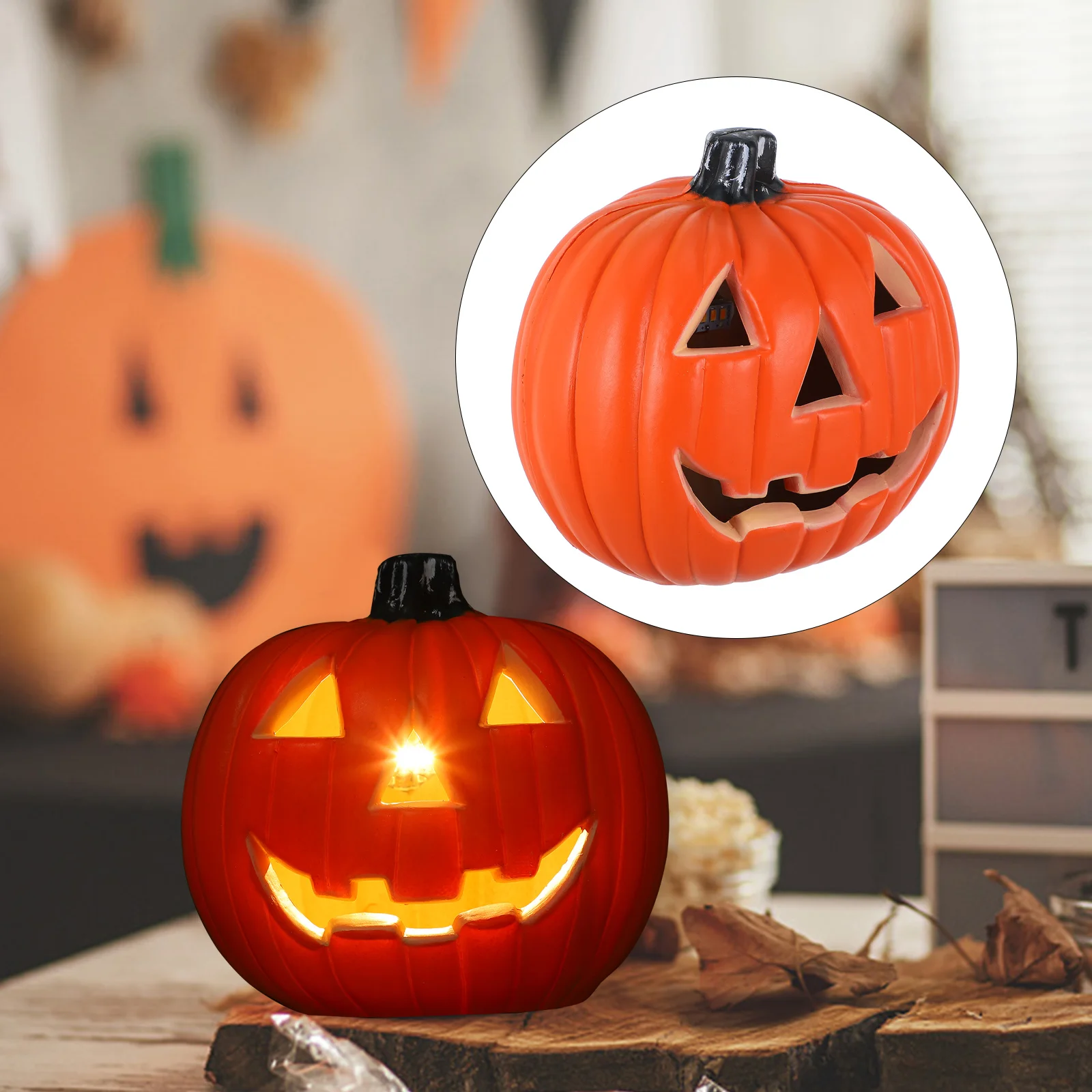 

Pumpkinlight Lanternoutdoor Pumpkins Lights Jackled Decor Decorations Lightedlanternsoperated Lampparty Decorative