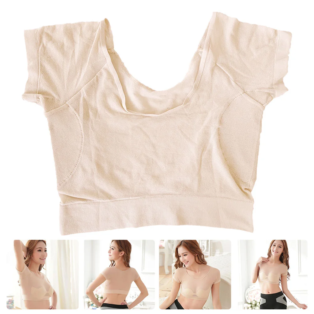 

Sweat Pad Shield Vest Women Absorbent Armpit Underarm Birthday Gift Pads Workout Shirt