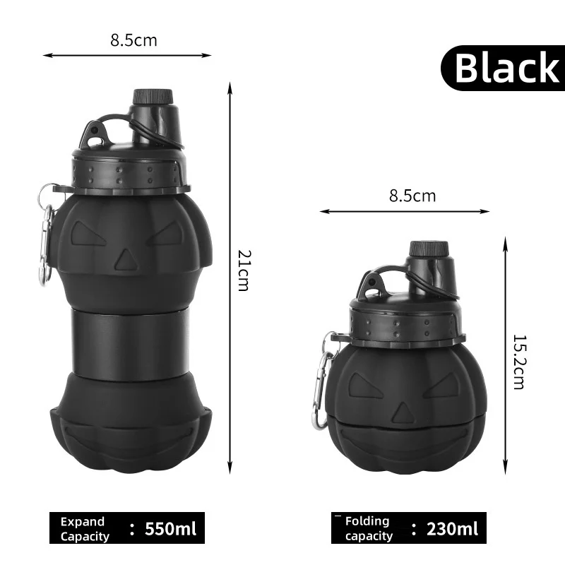 Складная силиконовая бутылка для воды