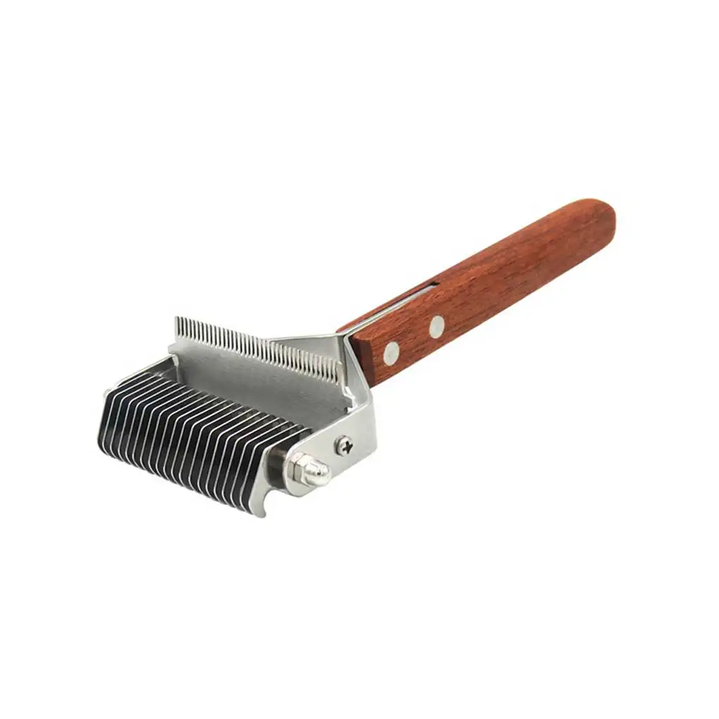 

2 -in 1 Pet Hair Brush Grooming Rake Professional Deshedding Hairbrush