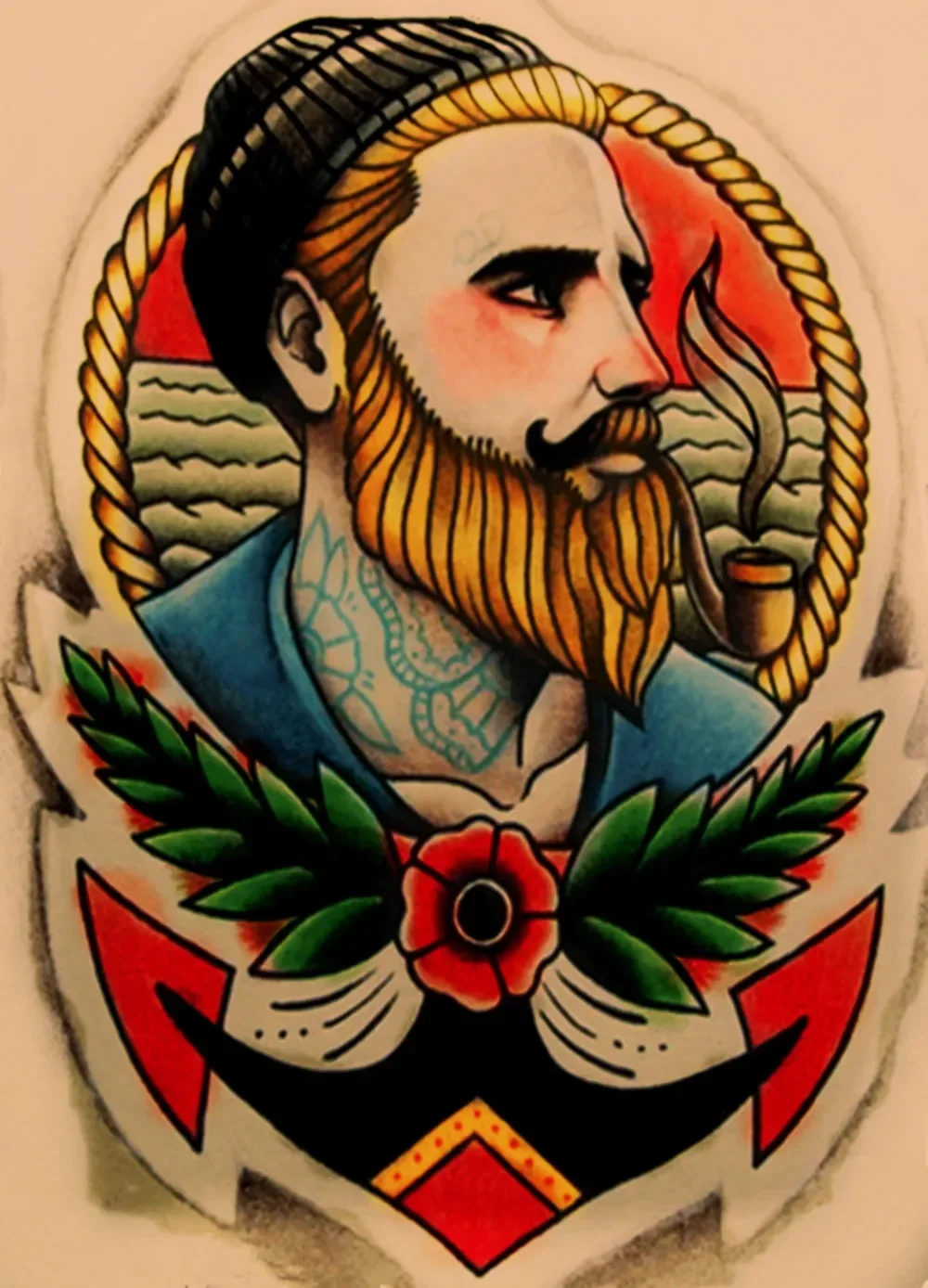 Винтажные татуировки постер фильма обои ностальгические ретро рисунки матовая