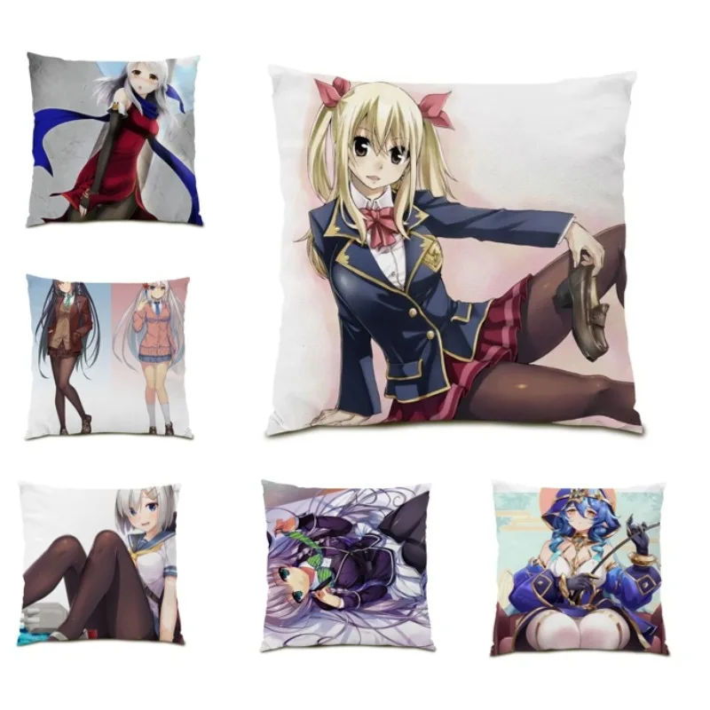 Наволочки из полиэстера и льна 45x45