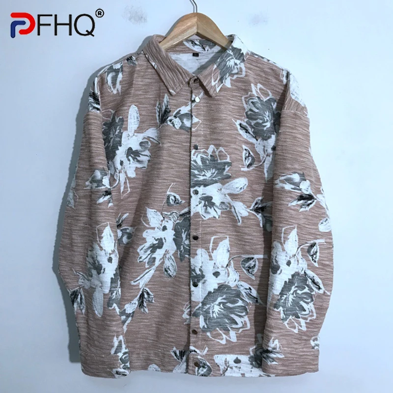 

PFHQ Autumn Men's Niche Design Print China-Chic Design Simple Coat Tide Versatile Personalized Creativity Casual Jackets 21Z1017