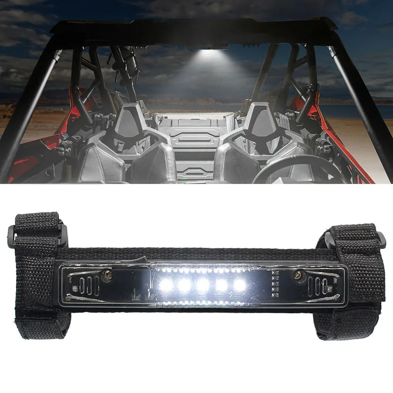 6000K Motorcycle Modification Accessories For UTV ATV Polaris RZR Golf Car Dome Light LED Bar Guard Light Motorcycle Accessories