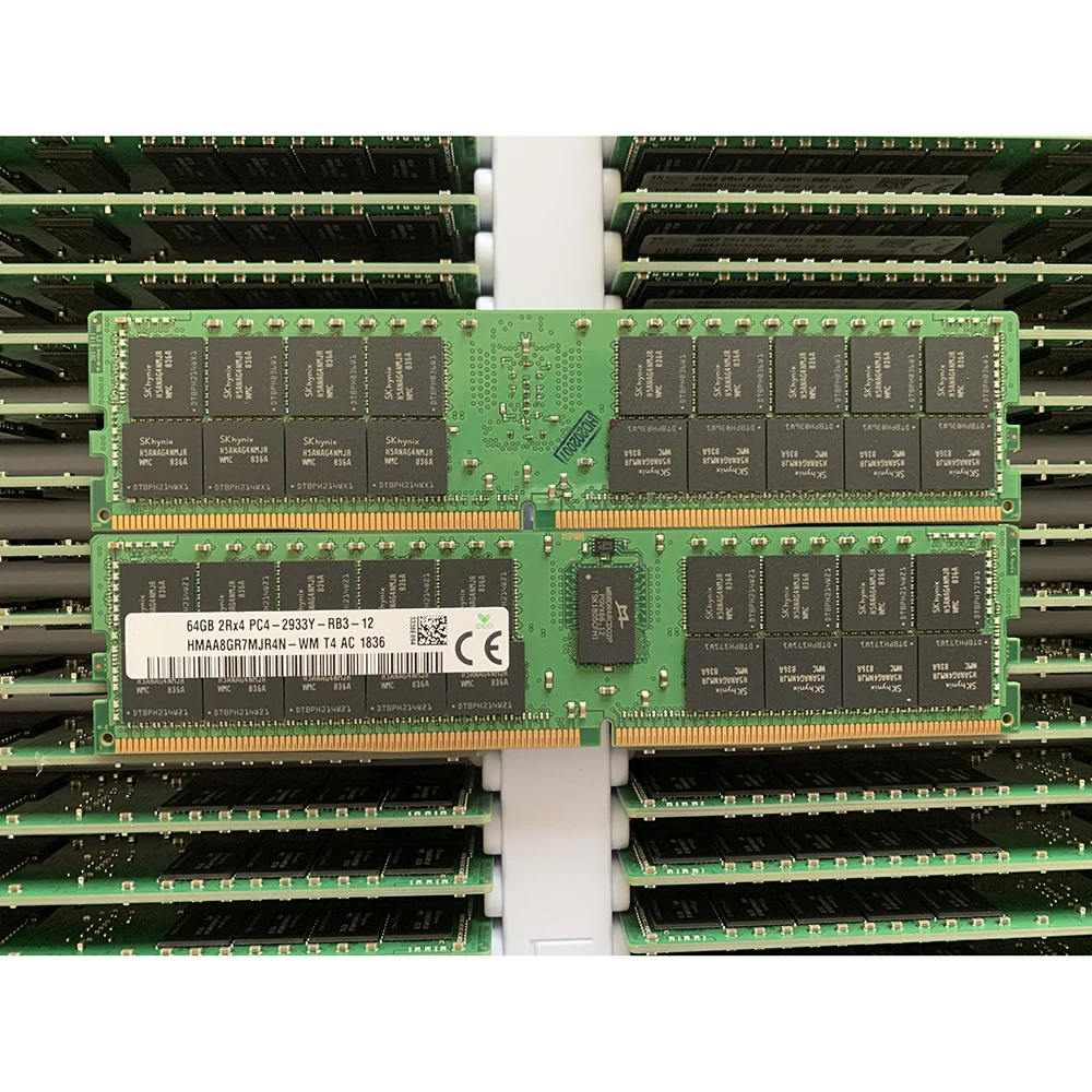 

64BG 64G 2RX4 PC4-2933Y DDR4 2933 ECC REG для SK Hynix Память RAM, высокое качество, быстрая доставка