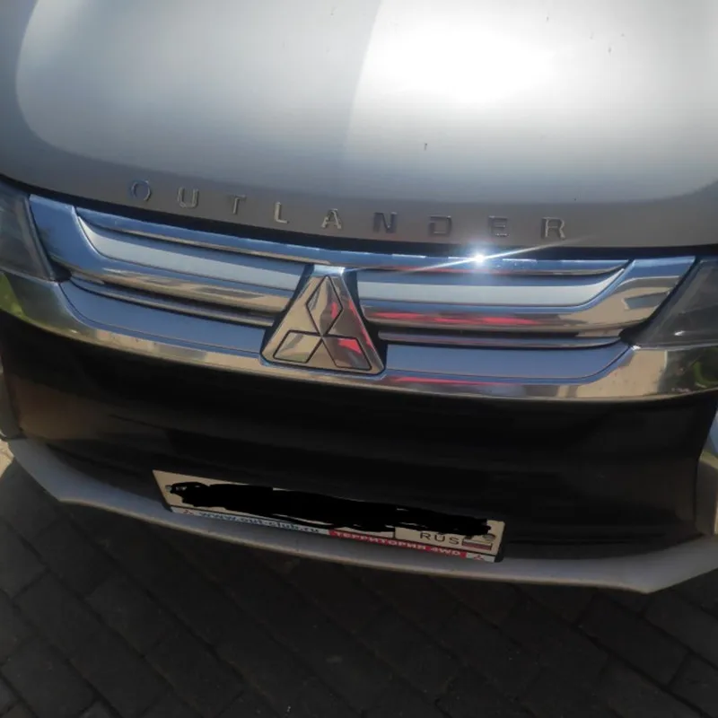 Для Mitsubishi Outlander ABS хром автомобильные 3D буквы капота эмблема логотип значок
