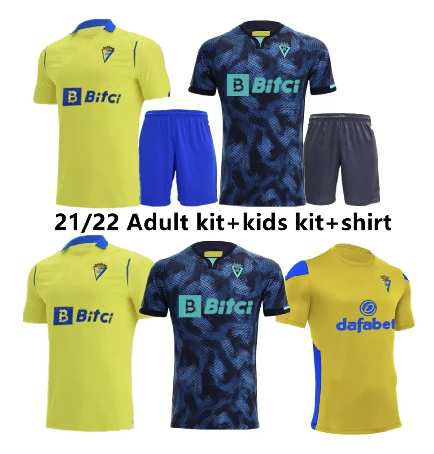 

Camiseta de fútbol de cádiz cf 8 alex 10 a. perea 9 loznao, nuevo kit para niños, 21, 22, 2021, 2022, cádiz, casa fora