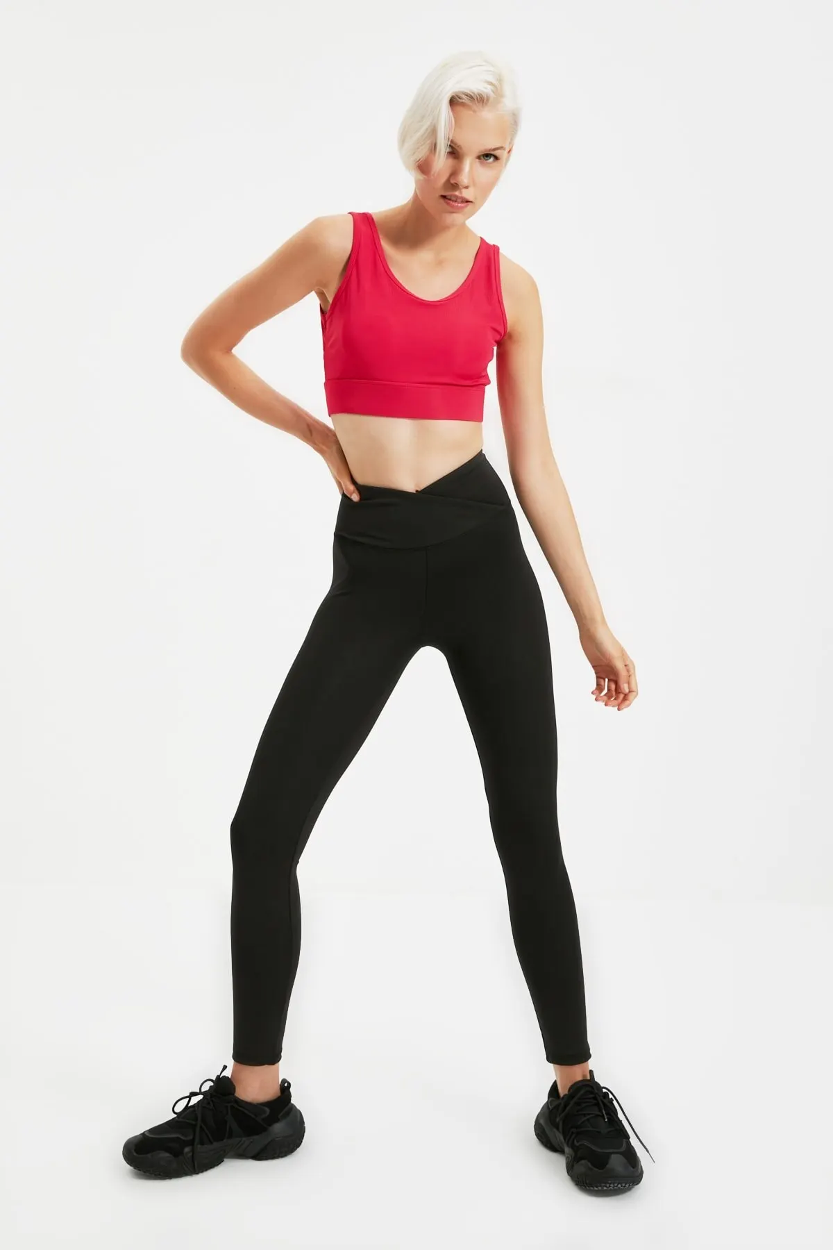 

Women's Leggings Yoga Pants Black wraped Waist Detailed Leggings Summer High Quality Light New Leggings Summer High Quality Light New Leggings