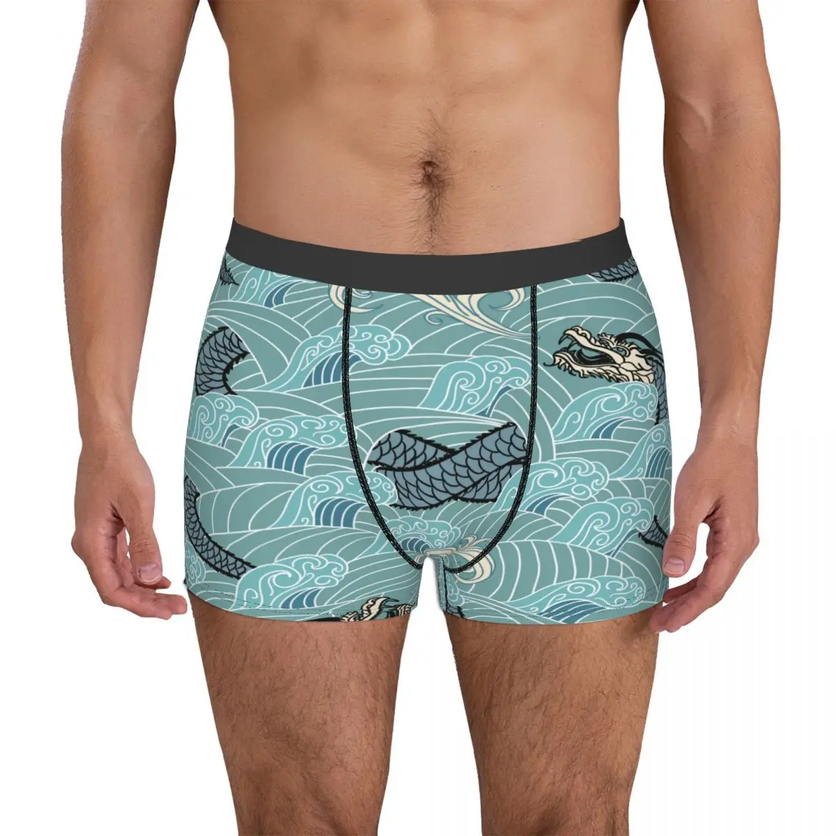 Мужские удобные трусы-боксеры Boxershort комплект из трусов с изображением