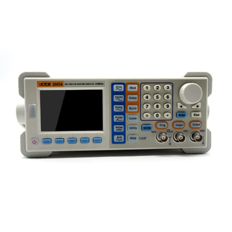 

2003A 25MHz RuoShui Function Generator Signal Generator Dual Channels Arbitrary Waveform Generator