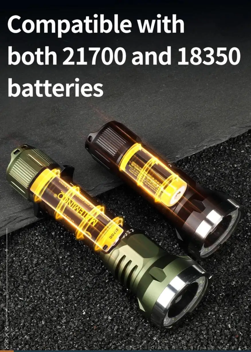 MATEMINCO Mini LEP + LED Фонарик 2 в 1