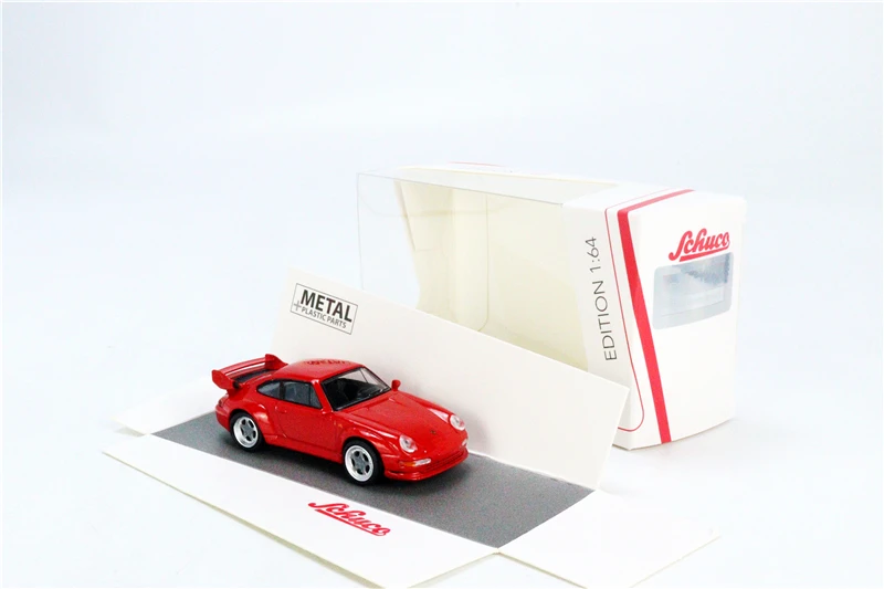 

Модель автомобиля под красным давлением Schuco 1:64 911 gt2 993