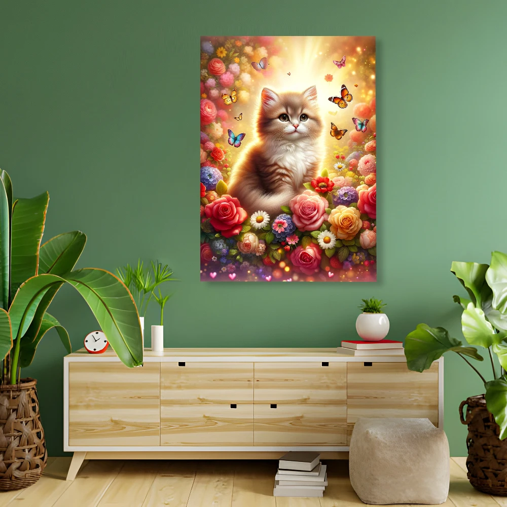 DIY алмазная живопись новая коллекция изображение кошки полная мозаика вышивка