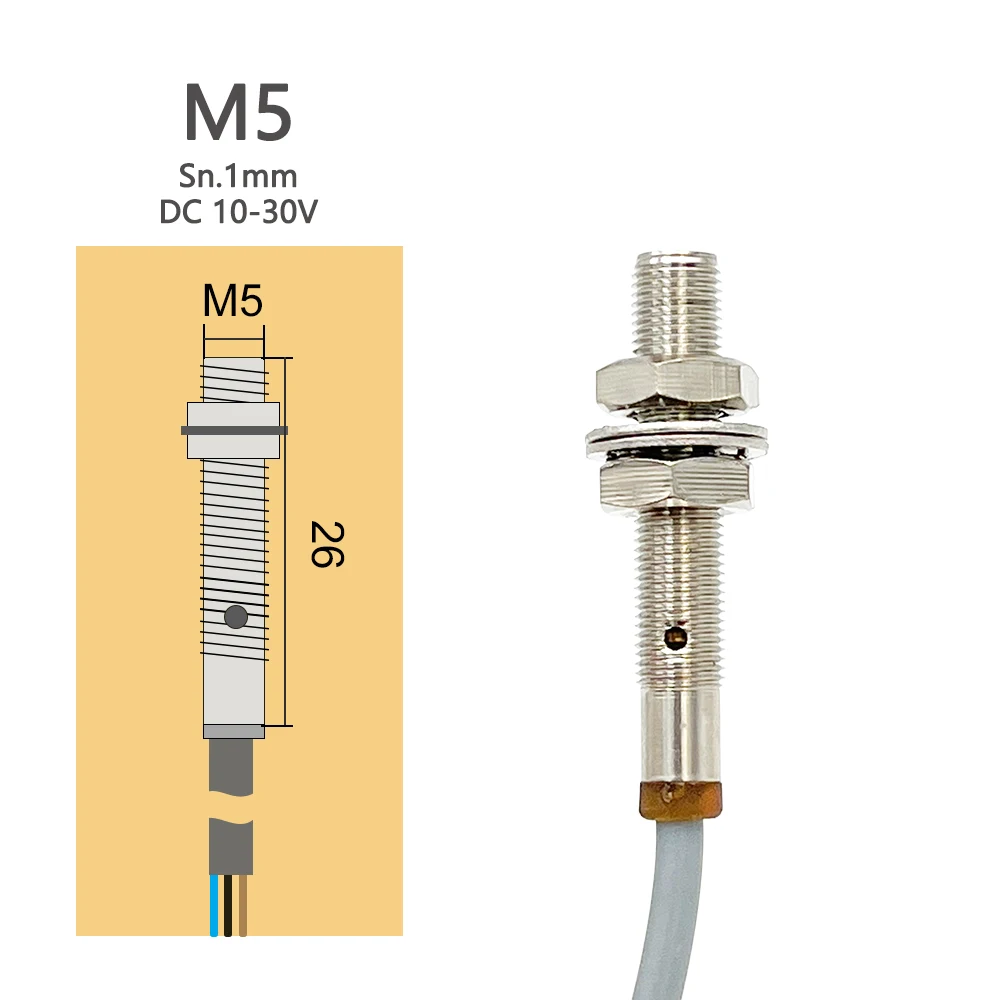 

Индуктивные датчики приближения Jumpasit M3 M4 M5 M6 M8 NPN PNP IP65