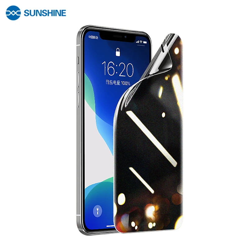 

SUNSHINE 50pcs Anti peep film Privacy film for cutting machine Black private hydrogel film Screen Protectors for ss-890c cutter