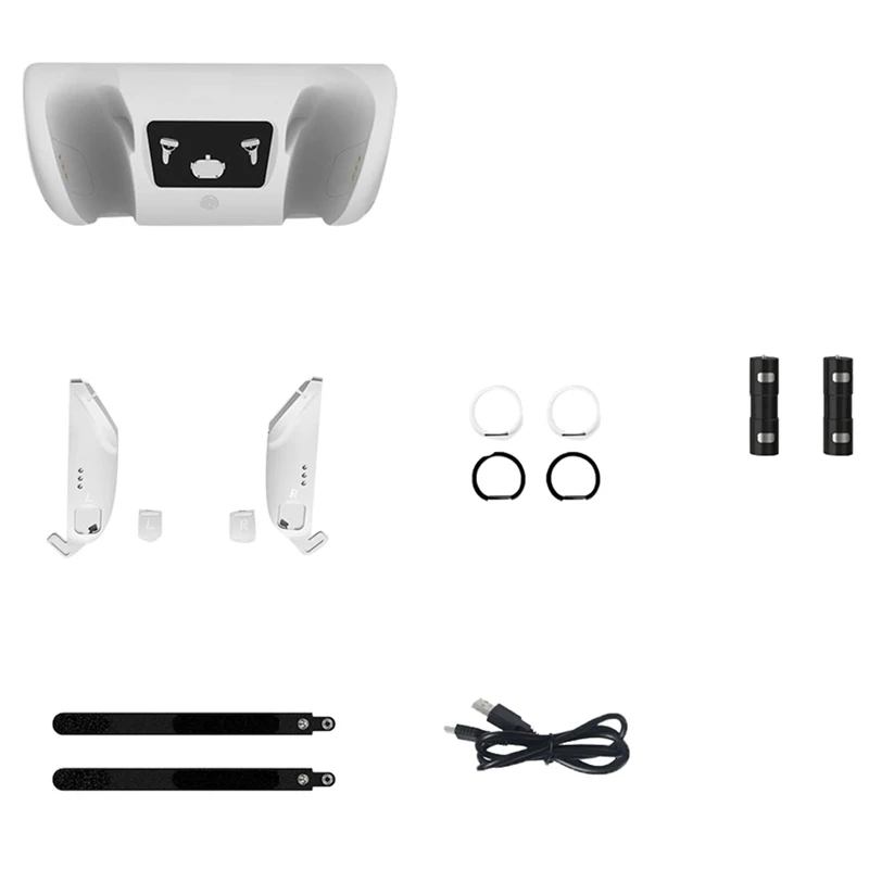 

Charging Dock For Oculus Quest 2 Adjustable Wrist Knuckle Strap Touch Controllers,Quick Charger Stand With LED Light