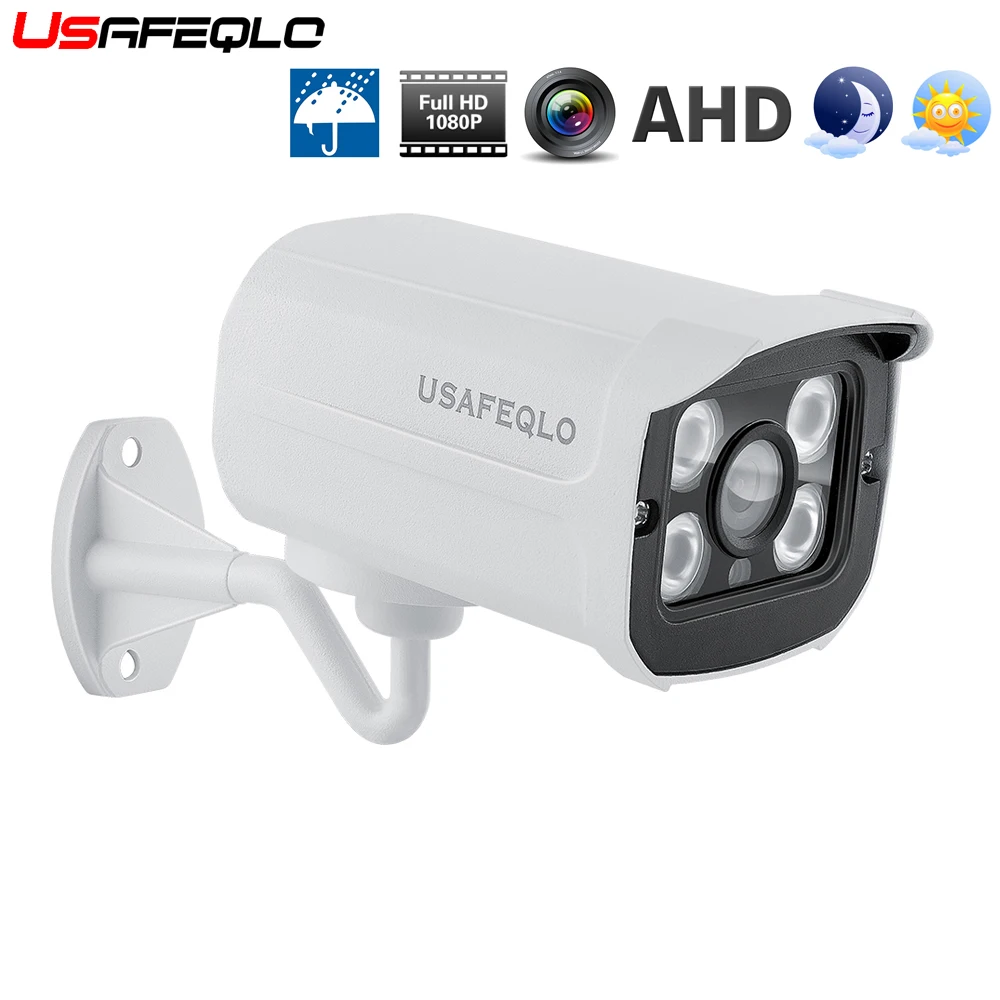 

USAFEQLO IMX307/IMX323 /XM330 Full HD 2MP Внутренняя/наружная мини металлическая купольная AHD камера видеонаблюдения камера