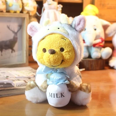 

Оригинал 2021 год быка Ограниченная серия Winnie-the-Pooh Cuddly молочная корова Мягкое Животное подарок кукла для девочки