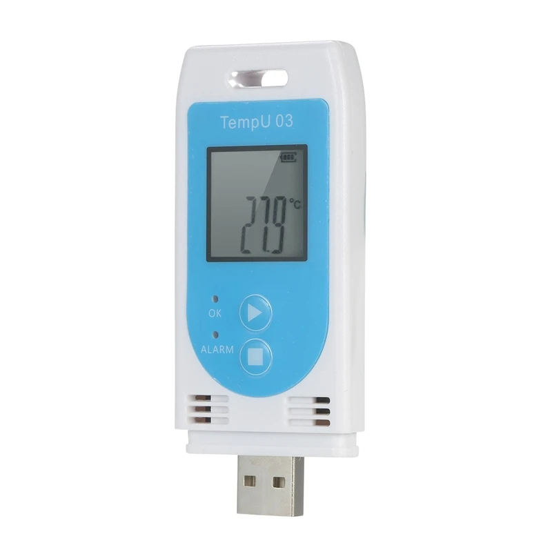 

1 Pcs Tempu 03 USB Temperature Humidity Data Logger Recorder Humiture Recording Meter