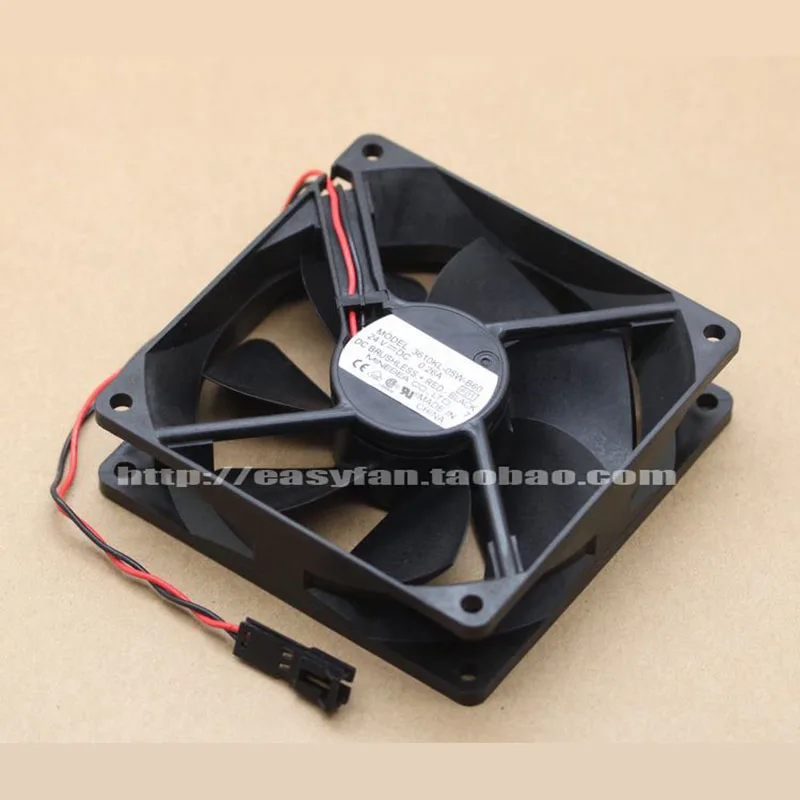 NMB 9025 3610KL-05W-B60 24 В 0 26 А 9 см Инверторный двойной шариковый вентилятор 92 × 25 мм