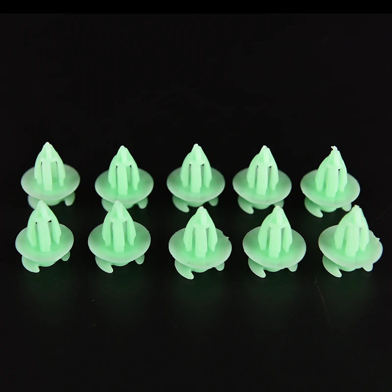 

10 шт., пластиковые застежки для салона автомобиля