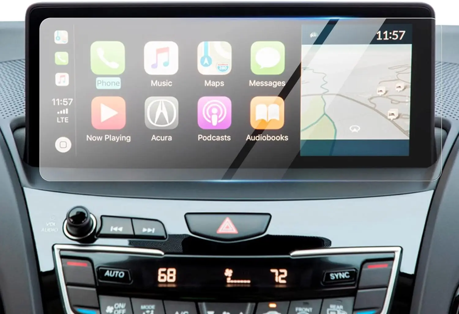 

Для Acura RDX 2019-2023 10,2 дюймовый автомобильный LCD gps навигатор пленка для экрана из закаленного стекла protector