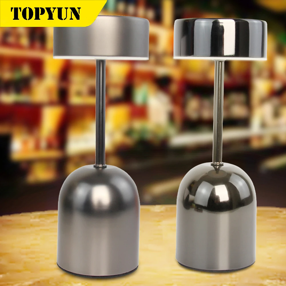 

LED bar table lamp for bedroom Battery charging Desk lamp living room side table bedroom night lamp Decorative restaurant lamp