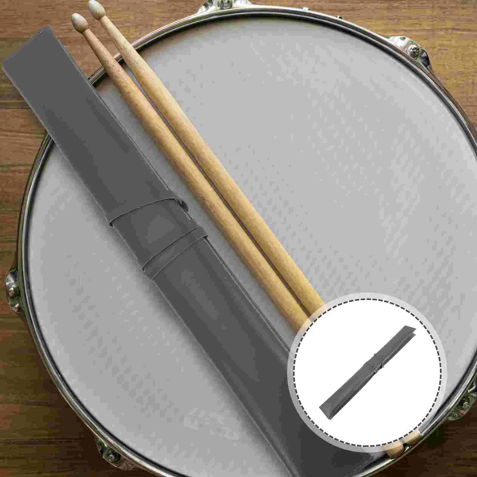 

Drumstickdrum Stick Percussion Storage Pocket Instrument Supplies Holder Mallet Container Pu