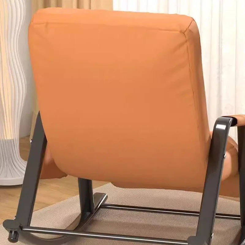 Скандинавское комфортное кресло с откидной спинкой дизайнерское для балкона