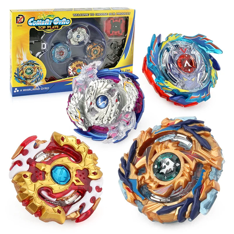 

Burst Generation DIY Gyro Handle Launch Combination With Competitive Combat Disk Set Combat Gyro XD168-6A Spinner Beyblades Toys