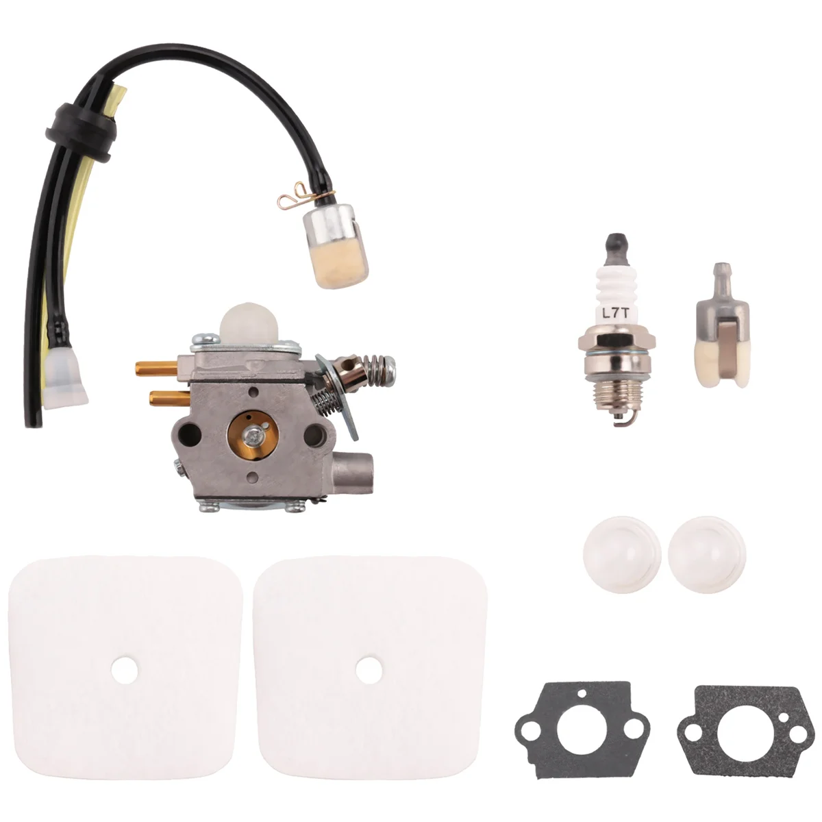 Комплект карбюратора для Echo Hca-2400 Ppsr-2433 Pe-2400 Srm-2400 Wt-424-1 Wt-424C