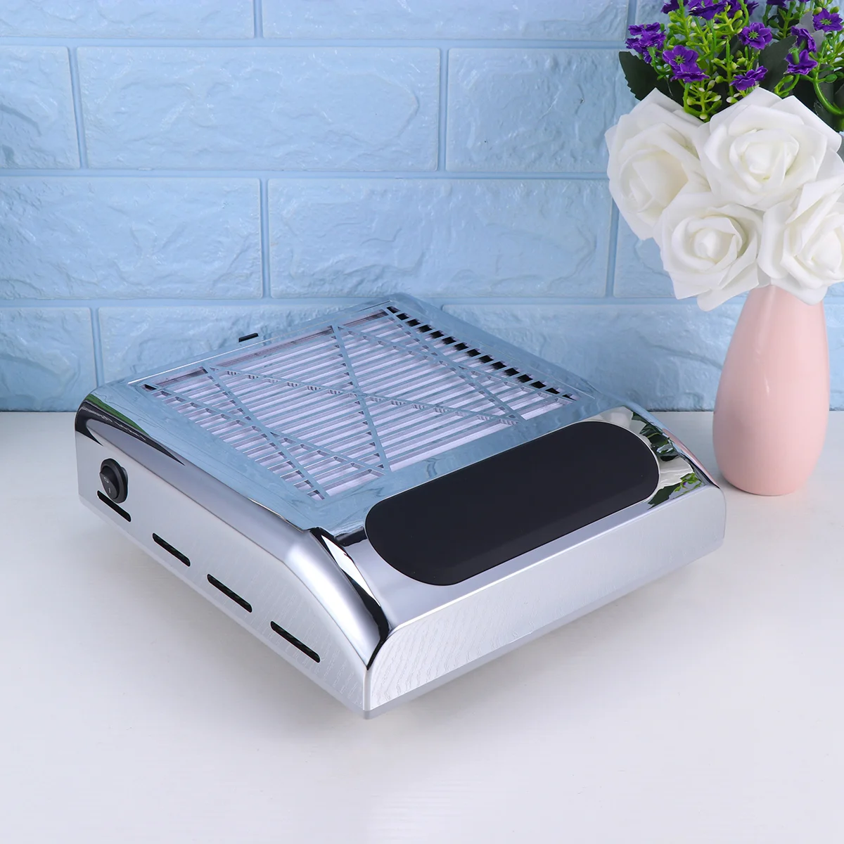 

1Pc Professional 80W Nail Dust Extractor Fan Fan Fan Vacuum Cleaner No-spilling Filter Device Nail Dust Extractor Fan