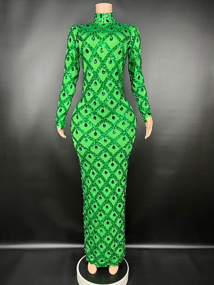 Высокое качество Горячее тиснение сексуальное Сетчатое эластичное платье 2024