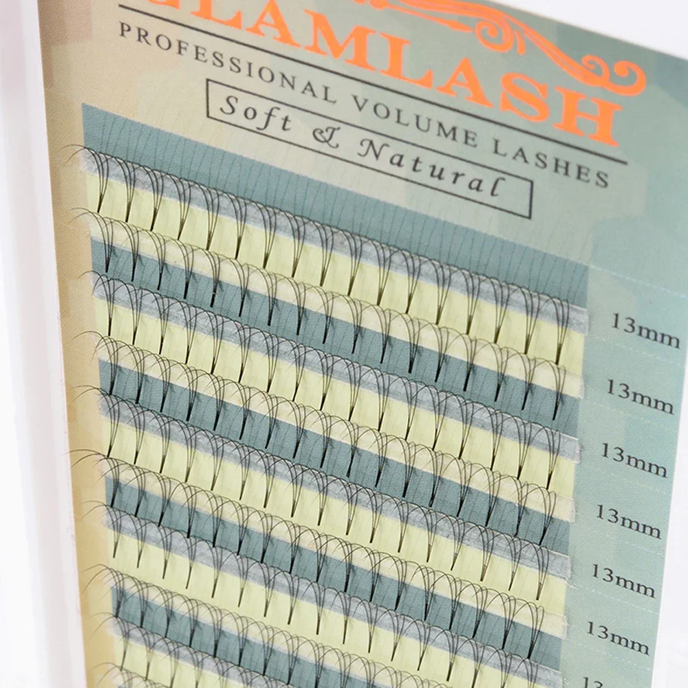 GLAMLASH готовых объем поклонников накладные ресницы 2D 3D 4D 5D 6D поддельные отдельные