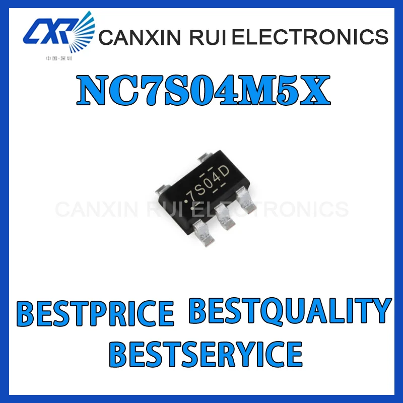 

New original NC7S04M5X SMD SOT23-5 silkscreen 7S04 inverter chip