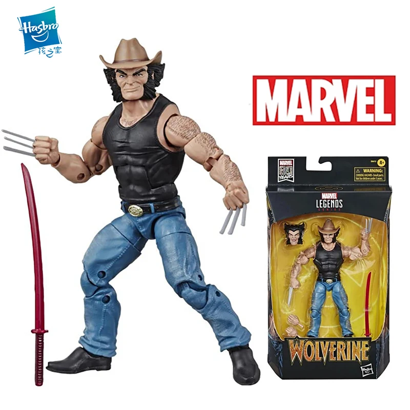 

16CM Hasbro Marvel Legends X-Men Cowboy Wolverine Action Figure Children's toy gift collection