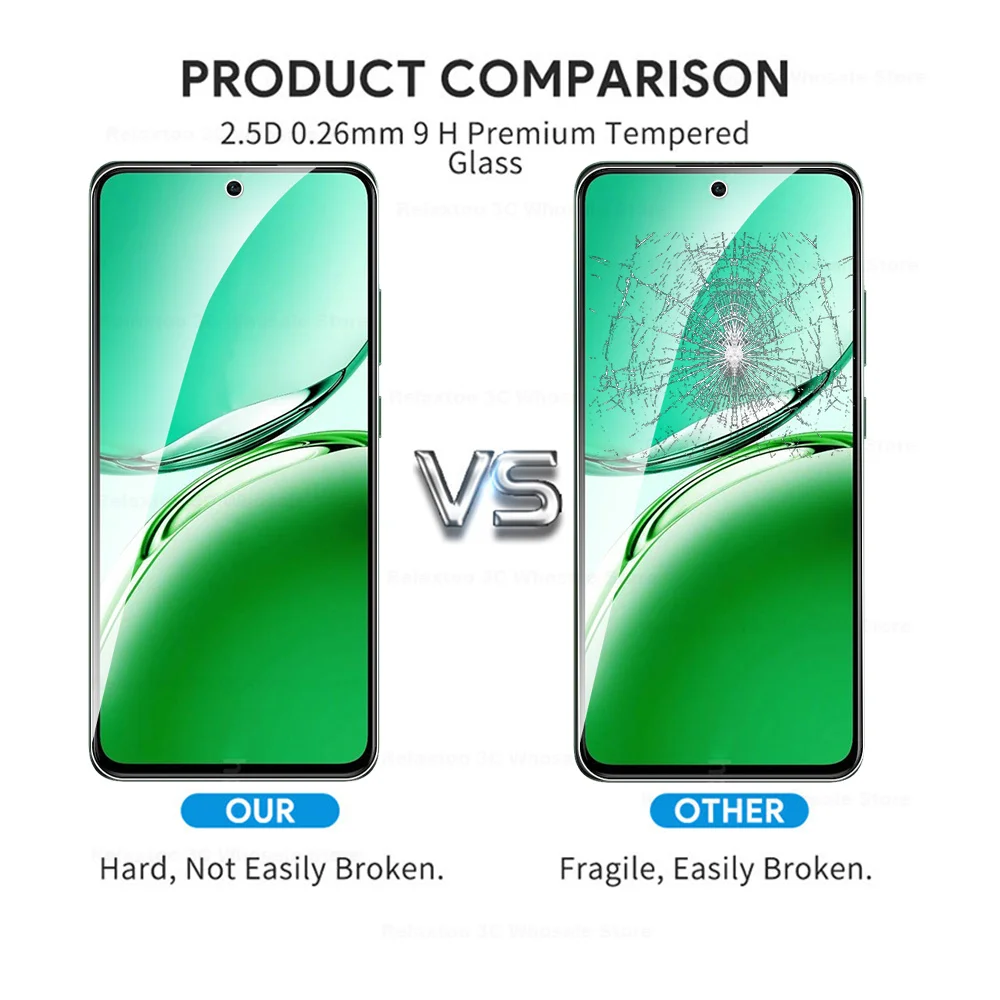 3 шт. защитный стеклянный чехол для Oppo Reno12 F закаленное стекло Reno12F 5G Reno 12 FS 12F 12FS