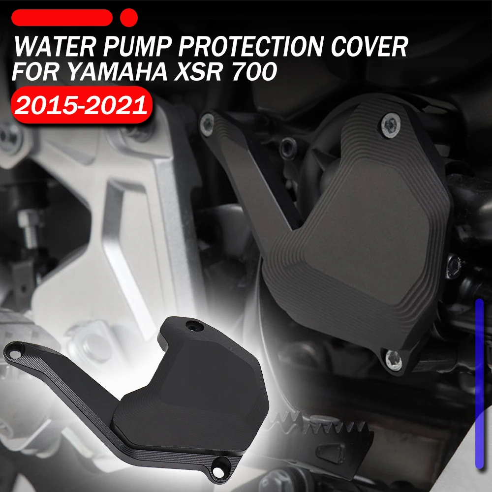 

New 2015-2021 Motorcycle Accessories XSR 700 Black ALUMINIUM Water Pump Protection Guard Covers For YAMAHA XSR700 xsr700