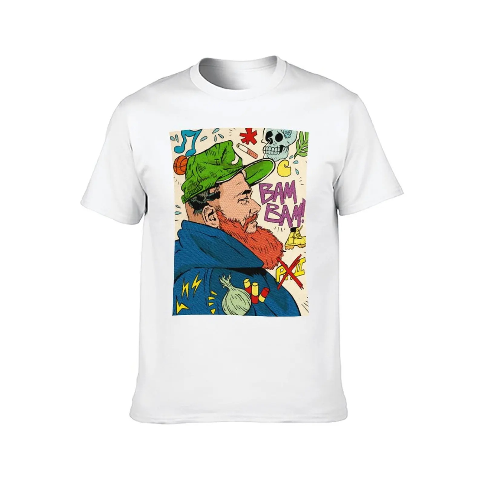 Футболка ACTION BRONSON летние топы корейская модная мужская одежда