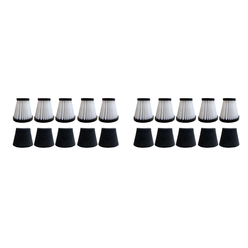 

10Pack Replacement Filter Compatible For Dirt Devil Scorpion Handheld Vacuum Cleaner Style F117,Compare To Parts AD40117