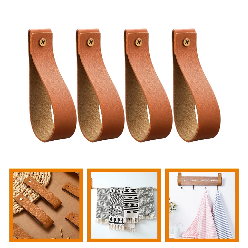 

Wall Mount Hooks Strap Curtain Rod Straps Kitchen Hanging Towel Mounted Bedroom Coat Hanger