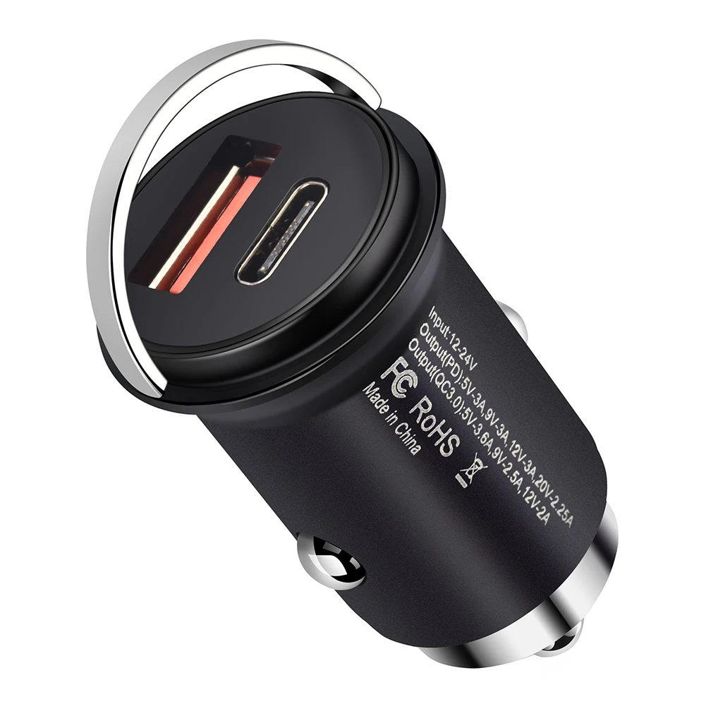 

Автомобильное зарядное устройство для телефона с двумя USB-портами, 45 Вт