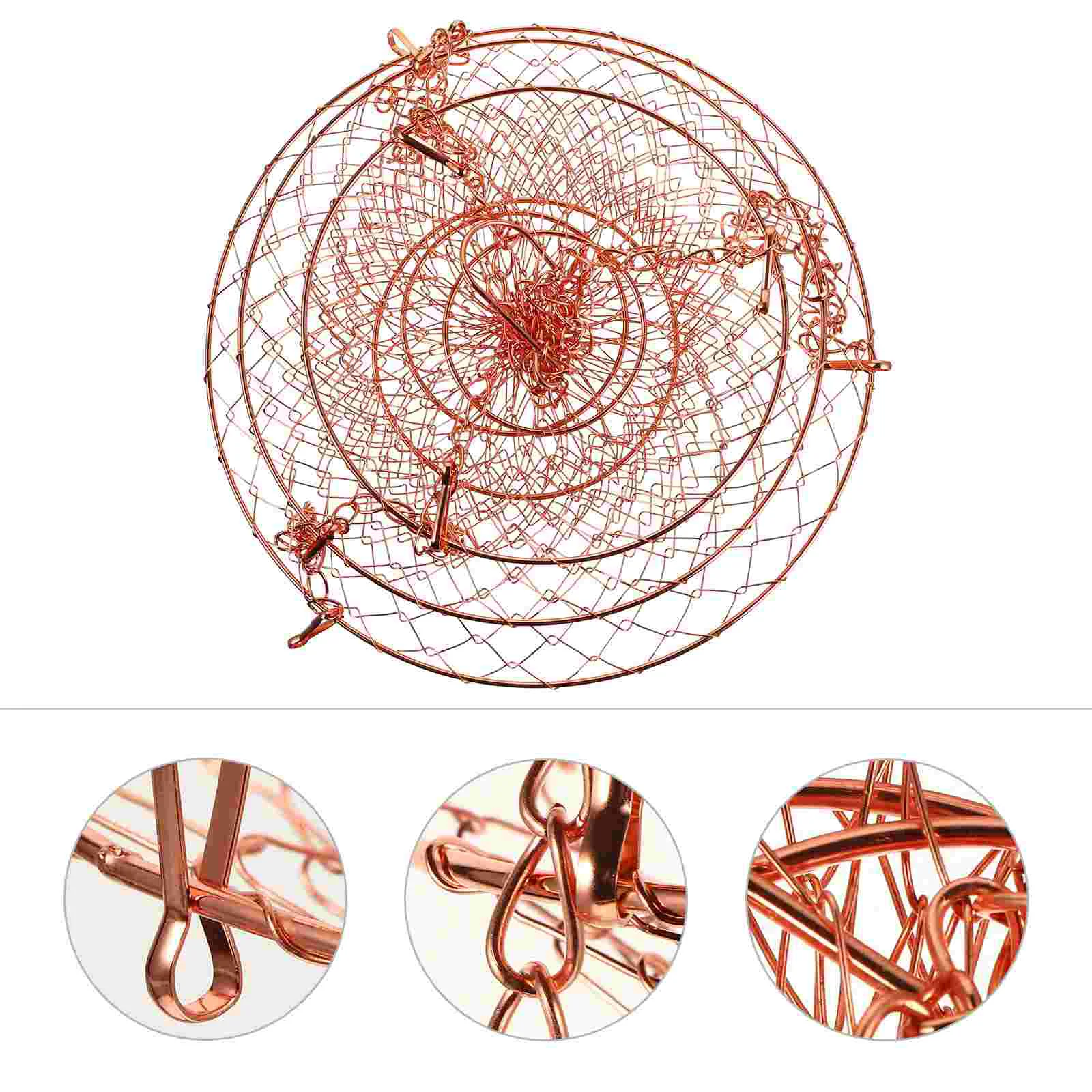 

Three-Layer Fruit Basket Hanging Display Planter Outdoor Flower Pots Plants Stand