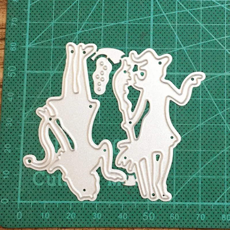 Металлические штампы для Хэллоуина Волшебная ведьма 2022 новые рукоделия