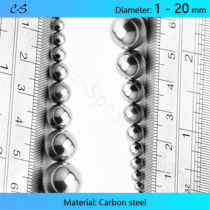 Carbon Steel Ball Dia 1 1.5 2 2.5 3 3.5 4 4.5 5 5.5 6 - 20mm Solid Precision Balls Catapult Slingshot Hunting Bcycles Bearings