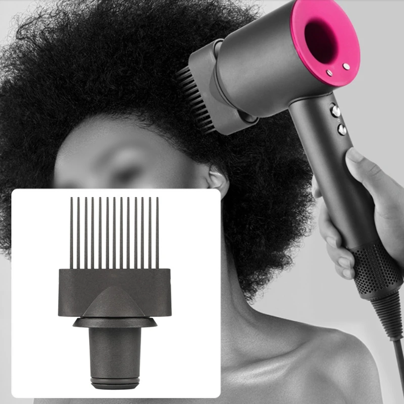 

Cylinder Comb Wide Tooth Comb For Dyson Supersonic Hair Dryer Curling Attachment Fluffy Traight Hair Hairstyle Nozzle