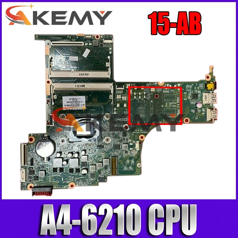 

809335-601 809335-501 For HP Pavilion 15-AB 15-AN A4-6210 Notebook Mainboard DA0X22MB6D0 DDR3 Laptop motherboard