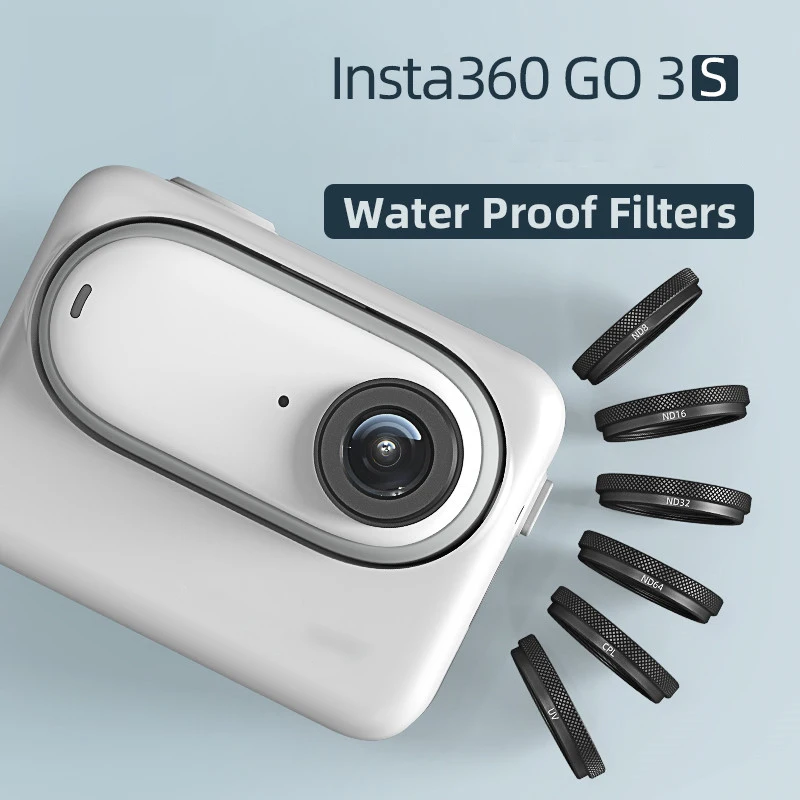 Для объектива Insta 360 GO 3S ND набор фильтров CPL ND8 ND16 ND32 ND64 UV Оптическое стекло для Insta360