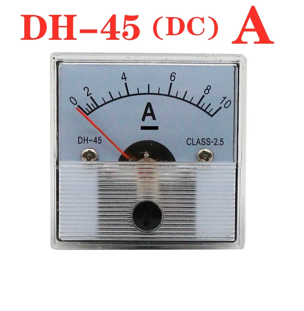 

DH-45 амперметр DC square pointer meter 1A2A3A5A10A20A30A50A75A100A200A